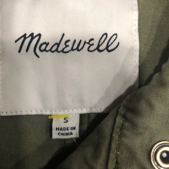 Madewell Green Utility Jacket with Military-Inspired Design - Picture 2 of 5